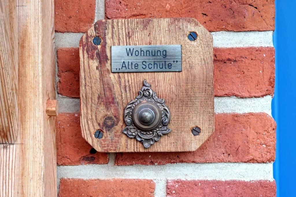 Ferienwohnung Alte Schule Chorin Schorfheide Esterno foto
